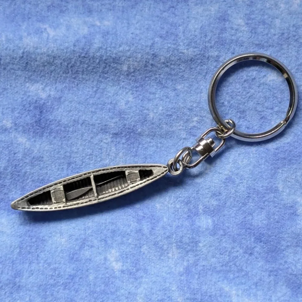 Canoe keychain